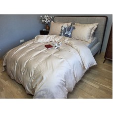Комплект постільної білизни однотонний BEIGE №0060, Сатин 100% Бавовна, ТМ Комфорт-текстиль Комплект постільної білизни однотонний BEIGE №0060, Сатин 100% Бавовна, ТМ Комфорт-текстиль