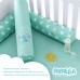 Бортик захисний мультифункціональний в ліжечко ТM PAPAELLA 60 x 15 см, 120 x 15 см зірка/горошок ментол Бортик захисний мультифункціональний в ліжечко ТM PAPAELLA 60 x 15 см, 120 x 15 см зірка/горошок ментол