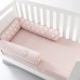 Бортик захисний мультифункціональний в ліжечко ТM PAPAELLA 60 x 15 см, 120 x 15 см зірка/горошок пудра Бортик захисний мультифункціональний в ліжечко ТM PAPAELLA 60 x 15 см, 120 x 15 см зірка/горошок пудра