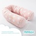 Бортик захисний мультифункціональний в ліжечко ТM PAPAELLA 60 x 15 см, 120 x 15 см зірка/горошок пудра Бортик захисний мультифункціональний в ліжечко ТM PAPAELLA 60 x 15 см, 120 x 15 см зірка/горошок пудра