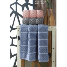 Набір із 3-х банних рушників MicroCotton Delux Premium Multi-2, 70 x 140 см, ТМ Cestepe Набір із 3-х банних рушників MicroCotton Delux Premium Multi-2, 70 x 140 см, ТМ Cestepe