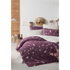 Постільна білизна First Choice Freedom Damson, євро, ранфорс, сливова Постільна білизна First Choice Freedom Damson, євро, ранфорс, сливова