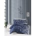 Комплект постільної білизни First Choice сатин евро (Living Navy Blue)