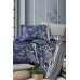 Комплект постільної білизни First Choice сатин евро (Living Navy Blue)