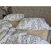 Комплект постільної білизни Turkish Cotton Гілочка, бежевий