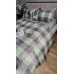 Комплект постільної білизни Варена бавовна Green Kilt+Rock Gray, Washed Cotton