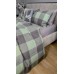Комплект постільної білизни Варена бавовна Green Kilt+Rock Gray, Washed Cotton