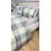 Комплект постільної білизни Варена бавовна Green Kilt+Rock Gray, Washed Cotton