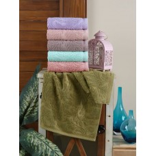 Рушники махрові жакардові набір 6 шт. 50 x 90 см., Gulcan Cotton Lux Tropical Туреччина Рушники махрові жакардові набір 6 шт. 50 x 90 см., Gulcan Cotton Lux Tropical Туреччина