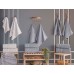 Набір 3 банні рушники Gursan Cotton Micro Delux, 70x140 см, Equal Set Gri Набір 3 банні рушники Gursan Cotton Micro Delux, 70x140 см, Equal Set Gri