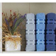 Набір рушників 3 шт Gursan Cotton Stripe Mikro Delux 70 x 140 (Stripe-Blue) Набір рушників 3 шт Gursan Cotton Stripe Mikro Delux 70 x 140 (Stripe-Blue)