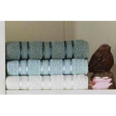 Набір рушників 3 шт Gursan Cotton Stripe Mikro Delux 70 x 140 (Stripe-Green) Набір рушників 3 шт Gursan Cotton Stripe Mikro Delux 70 x 140 (Stripe-Green)