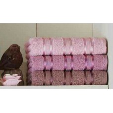 Набір рушників 3 шт Gursan Cotton Stripe Mikro Delux 70 x 140 (Stripe-Pudra) Набір рушників 3 шт Gursan Cotton Stripe Mikro Delux 70 x 140 (Stripe-Pudra)