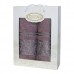 Подарунковий набір махрових рушників 2 шт., 50 x 90 см., 70 x 140 см., Damask Ornament-Leylak, ТМ Gulcan Подарунковий набір махрових рушників 2 шт., 50 x 90 см., 70 x 140 см., Damask Ornament-Leylak, ТМ Gulcan