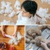 Штучний сніг, наповнювач антиалергенний у подушку у вигляді кульок ТМ IDEIA, 1кг