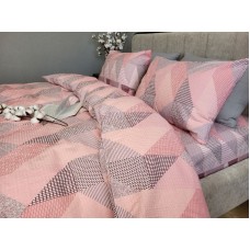 Комплект постільної білизни Калейдоскоп рожевий, GOFRE