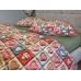 Комплект постільної білизни Кантрі Cotton 5D хакі із сердечками Комплект постільної білизни Кантрі Cotton 5D хакі із сердечками