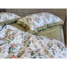 Комплект постільної білизни Каприз, cotton з рюшею