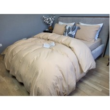 Комплект постільної білизни Beige, Варена бавовна LUXURY, ТМ Комфорт-текстиль Комплект постільної білизни Beige, Варена бавовна LUXURY, ТМ Комфорт-текстиль