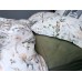Комплект постільної білизни Birds, сатин PREMIUM, ТМ Комфорт-текстиль