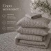 Комплект постільної білизни Cloud Dream, євро, мікросатин жатка, сіро-бежевий, в подарунковій упаковці, ТМ IDEIA Комплект постільної білизни Cloud Dream, євро, мікросатин жатка, сіро-бежевий, в подарунковій упаковці, ТМ IDEIA