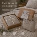 Комплект постільної білизни Cloud Dream, євро, мікросатин жатка, сіро-бежевий, в подарунковій упаковці, ТМ IDEIA Комплект постільної білизни Cloud Dream, євро, мікросатин жатка, сіро-бежевий, в подарунковій упаковці, ТМ IDEIA