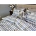 Комплект постільної білизни Домінік блакитний Turkish Cotton 100% Бавовна Комфорт-текстиль