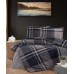 Комплект постільної білизни Євро Фланель, Veldor Navy Blue, First Choice Туреччина