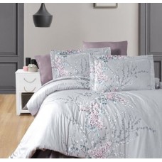 Комплект постільної білизни First Choice сатин евро (Wisteria Lilac) Комплект постільної білизни First Choice сатин евро (Wisteria Lilac)
