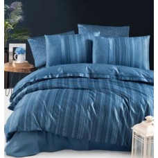 Комплект постільної білизни La Romano 300TC Premium сатин евро (Talya Blue) Комплект постільної білизни La Romano 300TC Premium сатин евро (Talya Blue)