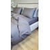 Комплект постільної білизни Satin GOFRE Жатка, графіт Комплект постільної білизни Satin GOFRE Жатка, графіт
