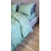 Комплект постільної білизни Satin GOFRE Жатка, полин Комплект постільної білизни Satin GOFRE Жатка, полин