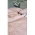 Комплект постільної білизни Satin GOFRE Жатка, пудра Комплект постільної білизни Satin GOFRE Жатка, пудра