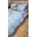 Комплект постільної білизни Варена бавовна, Cyan Washed Cotton W1291