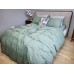 Комплект постільної білизни Варена бавовна, Forest Green Washed Cotton W1151