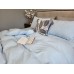 Комплект постільної білизни Варена бавовна, Sky Blue Washed Cotton W1281