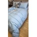 Комплект постільної білизни Варена бавовна, Sky Blue Washed Cotton W1281