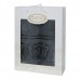 Подарунковий набір махрових рушників 2 шт., 50 x 90 см., 70 x 140 см., Damask Ornament-Dark-grey, ТМ Gulcan Подарунковий набір махрових рушників 2 шт., 50 x 90 см., 70 x 140 см., Damask Ornament-Dark-grey, ТМ Gulcan