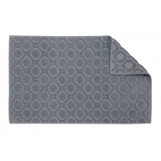 Килимок для нiг Gursan Cotton 50 x 80 бавовняний поштучно Grid сірий Килимок для нiг Gursan Cotton 50 x 80 бавовняний поштучно Grid сірий