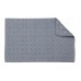 Килимок для нiг Gursan Cotton 50 x 80 бавовняний поштучно Grid світло-сірий