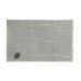 Килимок для нiг Gursan Cotton 50 x 80 бавовняний поштучно Stripe світло-сірий