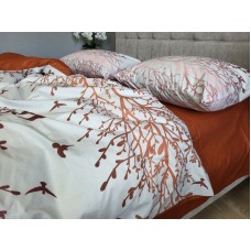 Комплект постільної білизни Міраж теракот, cotton