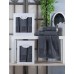 Набір із 2-х махрових рушників Gulcan Cotton Ornament dark-grey Набір із 2-х махрових рушників Gulcan Cotton Ornament dark-grey