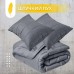 Набір ManMaker євро, ковдра 200 x 220 см і 2 шт подушки 50 x 70 + маска для сну в коробці, сірий, ТМ IDEIA Набір ManMaker євро, ковдра 200 x 220 см і 2 шт подушки 50 x 70 + маска для сну в коробці, сірий, ТМ IDEIA