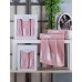 Набір із 2-х махрових рушників Gulcan Cotton Frower Ornament Pink Набір із 2-х махрових рушників Gulcan Cotton Frower Ornament Pink