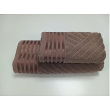 Набір махрових рушників LUX COTTON YENI Баня + Обличчя, 100% Бавовна, Кориця, Туреччина Набір махрових рушників LUX COTTON YENI Баня + Обличчя, 100% Бавовна, Кориця, Туреччина