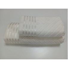 Набір махрових рушників LUX COTTON YENI Баня + Обличчя, 100% Бавовна, Молочний, Туреччина Набір махрових рушників LUX COTTON YENI Баня + Обличчя, 100% Бавовна, Молочний, Туреччина