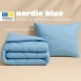 Набір NordicBlue, полуторна ковдра 140 x 210 см та подушка 50 x 70 см, штучний пух, антиалергенний, блакитний, ТМ IDEIA Набір NordicBlue, полуторна ковдра 140 x 210 см та подушка 50 x 70 см, штучний пух, антиалергенний, блакитний, ТМ IDEIA