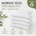 Набір подушок 4 шт 50 x 70 см Nordic Eco акційний із переробленого волокна білій Набір подушок 4 шт 50 x 70 см Nordic Eco акційний із переробленого волокна білій