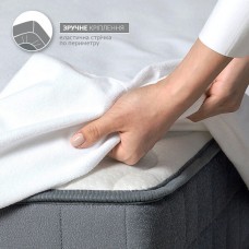 Наматрацник готельний Аква Стоп 140 x 200 x 23 см Натяжний IDEIA з гумкою по периметру, захисний непромокаючий Наматрацник готельний Аква Стоп 140 x 200 x 23 см Натяжний IDEIA з гумкою по периметру, захисний непромокаючий